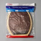 Сиденье для унитаза «Декор. Кожа», 44.5×37.5 см, с крышкой, коричневое - Фото 6