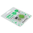 Карта памяти Qumo Fundroid microSD, 8 Гб, SDHC, класс 10, с картридером USB, зеленый - Фото 3