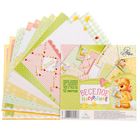 Набор бумаги для скрапбукинга "Веселое настроение" 12 листов 15.5 х 15.5 см 180 гр/м2 - Фото 1