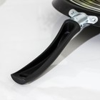 Сковорода блинная Lite, d=22 см, пластиковая ручка, антипригарное покрытие, цвет чёрный - Фото 5