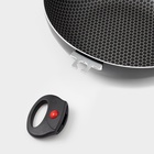 Казан алюминиевый Forever, 3,5 л, d=28 см, две съёмные ручки, стеклянная крышка, антипригарное покрытие, цвет чёрный - Фото 5