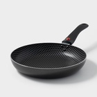 Сковорода Forever, d=24 см, съёмная ручка, стеклянная крышка, антипригарное покрытие, алюминий, чёрная - Фото 3