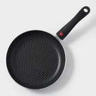 Сковорода Forever, d=24 см, съёмная ручка, стеклянная крышка, антипригарное покрытие, алюминий, чёрная - Фото 4