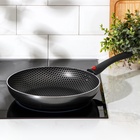 Сковорода Forever, d=26 см, съёмная ручка, стеклянная крышка, антипригарное покрытие, алюминий, чёрная - Фото 8