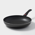 Сковорода Forever, d=28 см, съёмная ручка, стеклянная крышка, антипригарное покрытие, алюминий, тёмно-серая - Фото 3