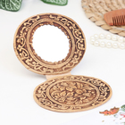 Зеркало складное на шарнирах, карманное, береста, МИКС - Фото 3