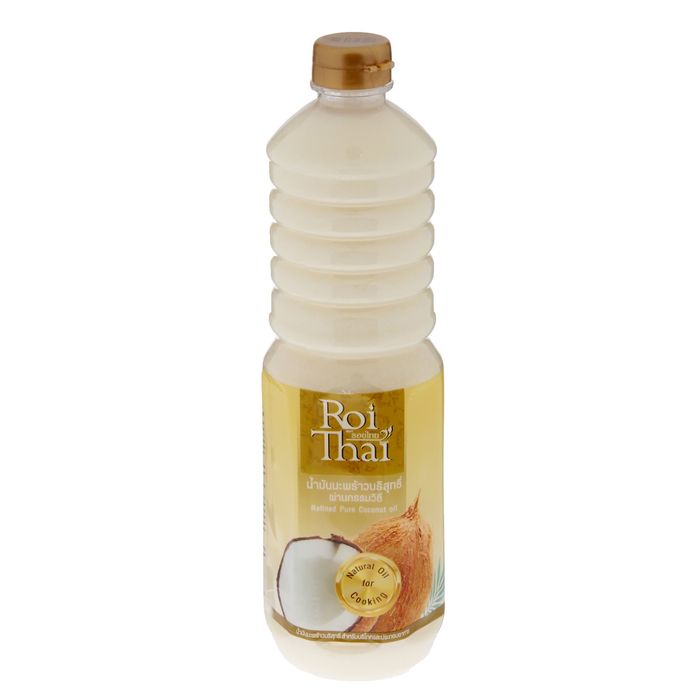 Рафинированное  100%  кокосовое масло  ROI THAI, 1000 мл