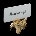 Набор из 6 держателей для карточек  УЦЕНКА "Рыбка" серии Spice Jewels, золото, 8 × 4 см - Фото 2