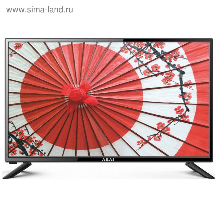 Телевизор Akai LEA-28L41P, 28'', 1366x768, DVB-T2/T/C/S2, 3xHDMI, 1хUSB, чёрный - Фото 1