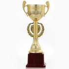 Кубок 081, наградная фигура, золото, подставка пластик, 24.7×9.7×7.5 см - Фото 4