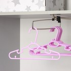 Плечики-вешалки для одежды детские Доляна «Комфорт», размер 30-34, цвет МИКС - Фото 2