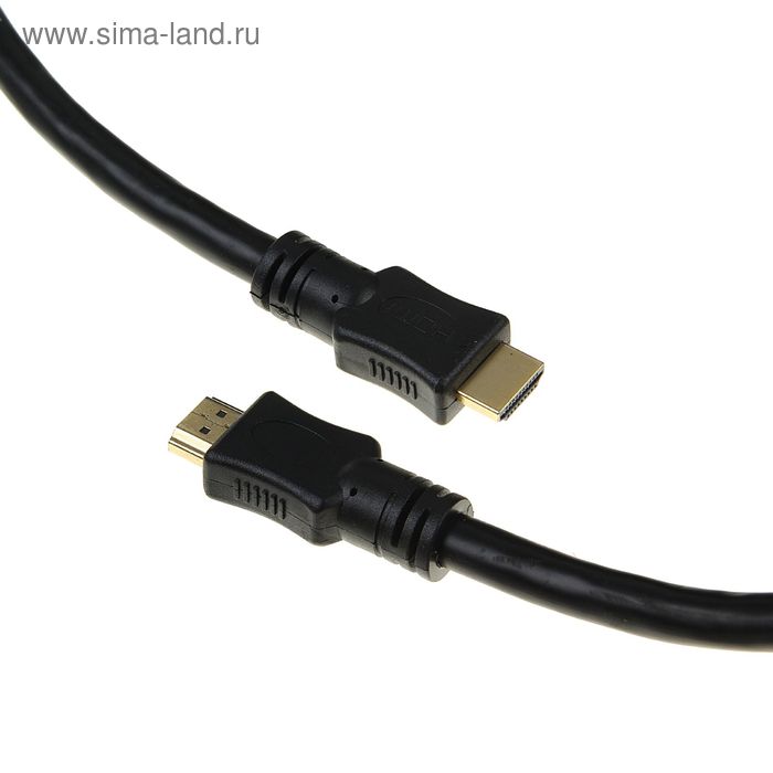 Кабель видео Cablexpert CC-HDMI4-15M, HDMI(m)-HDMI(m), ver 1.4, 15 м, черный - Фото 1