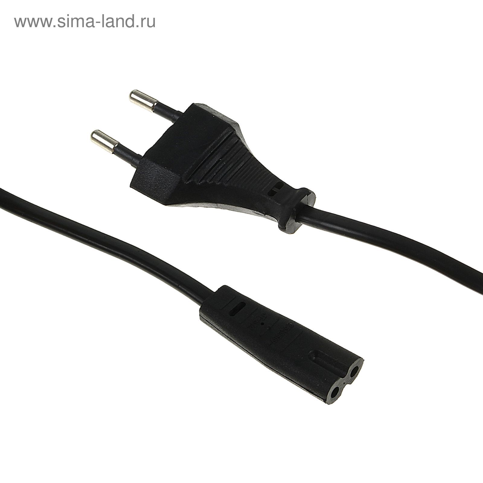 Кабель питания Cablexpert PC-184/2-1.8M, CEE 7/16 - C7, 2-pin, 2.5 А, 1.8  м, черный (1722427) - Купить по цене от 116.00 руб. | Интернет магазин  SIMA-LAND.RU