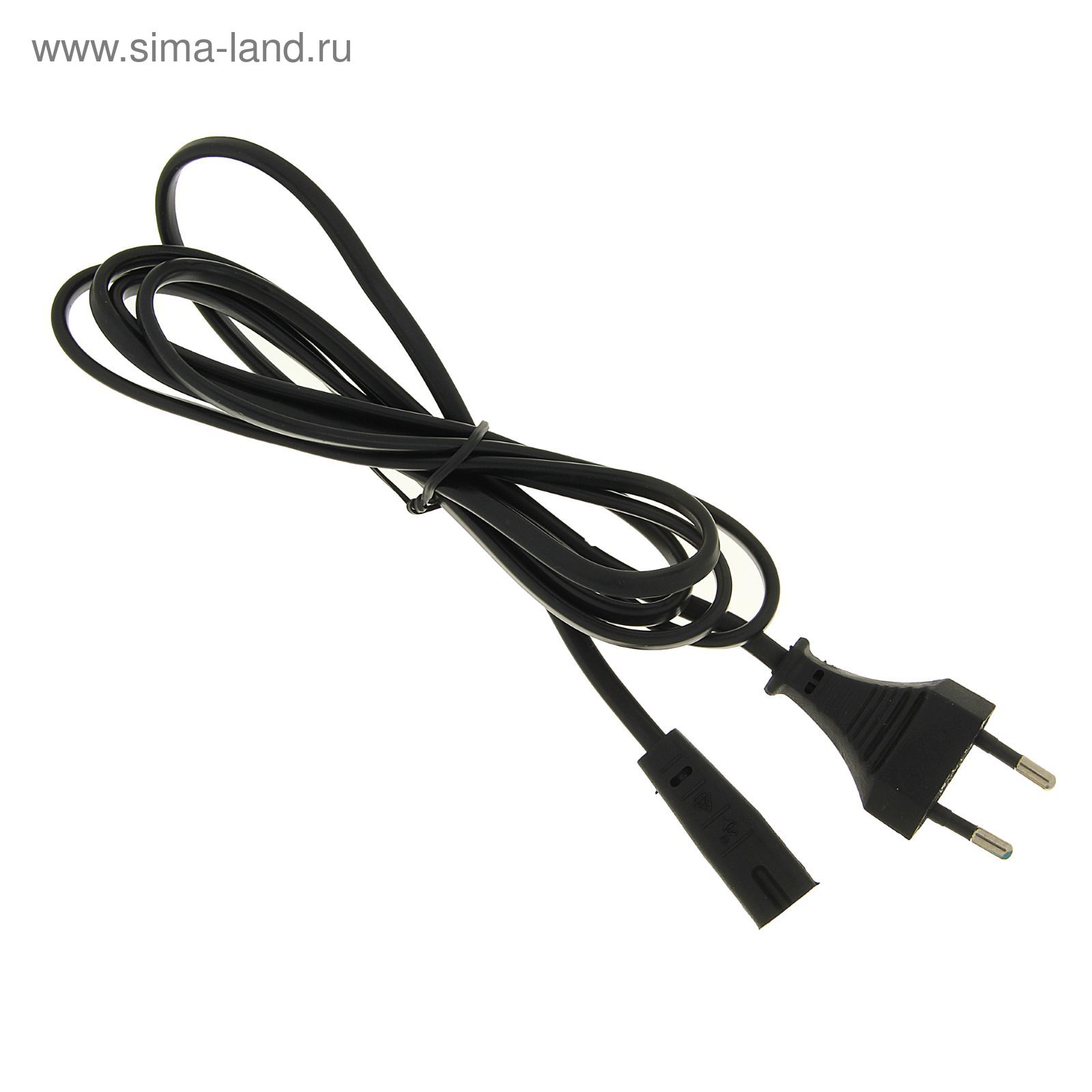 Кабель питания Cablexpert PC-184/2-1.8M, CEE 7/16 - C7, 2-pin, 2.5 А, 1.8  м, черный (1722427) - Купить по цене от 116.00 руб. | Интернет магазин  SIMA-LAND.RU