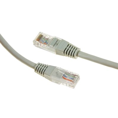 Патч-корд Gembird PP12-30M, UTP 5е кат., RJ-45(m)-RJ-45(m), 30 м, серый