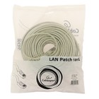 Патч-корд Gembird PP12-30M, UTP 5е кат., RJ-45(m)-RJ-45(m), 30 м, серый - Фото 3