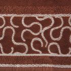Полотенце махровое Fiesta Arabeska, размер 50х90 см, цвет коричневый, 380 г/м2 - Фото 2