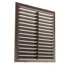 Решетка вентиляционная ERA 1313 С, 138x138 мм, с сеткой, неразъемная, цвет коричневый - фото 20675063