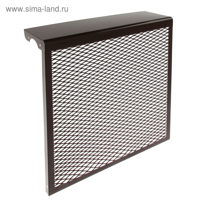 Экран на чугунный радиатор, 490 х 610 х 142 мм, 5 секций, металлический, коричневый - Фото 1