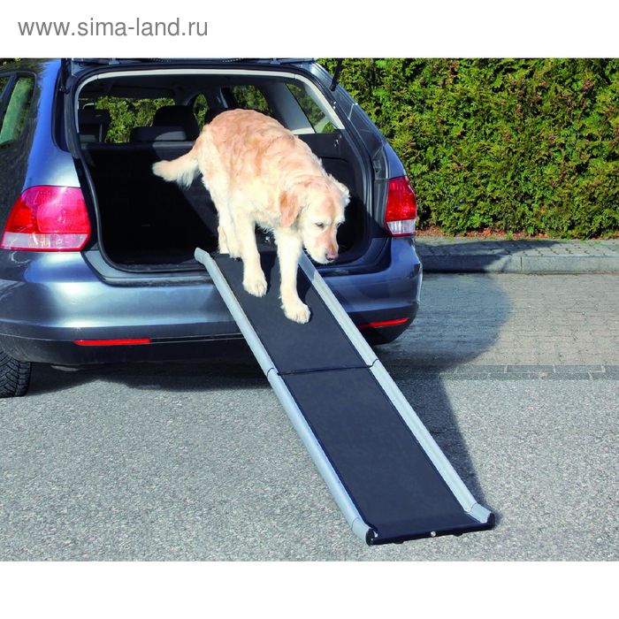 Пандус Trixie для собаки,алюминий, 38 × 155 см, 6.3 кг, черный - Фото 1