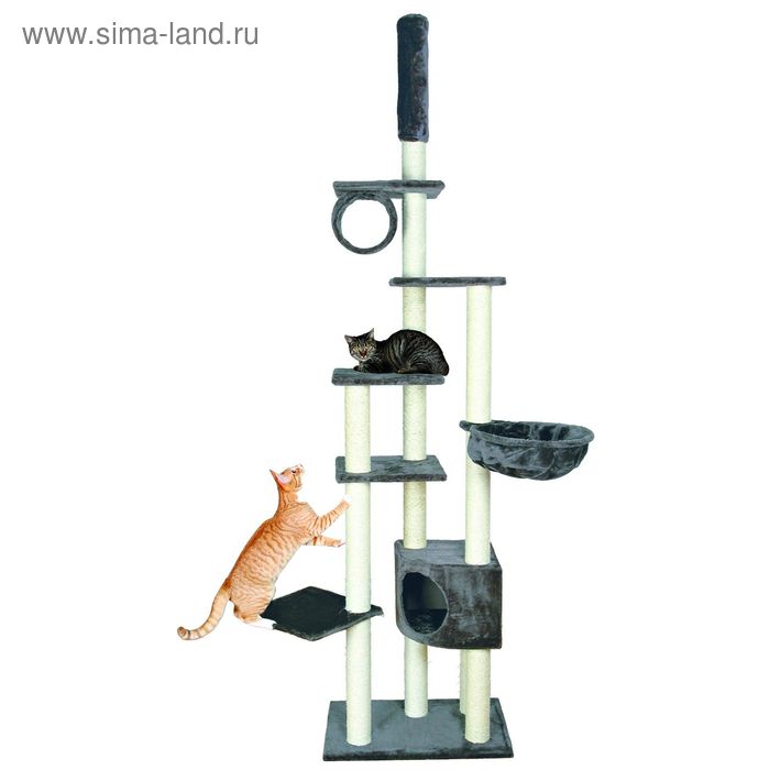 Домик Trixie Madrid для кошки, 240 - 270 см, сер. - Фото 1