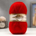 Пряжа для вязания спицами, крючком ALIZE, Angora Gold, 20% шерсть, 80% акрил, 550 м/100 г, (106 красный) - Фото 1