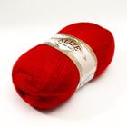 Пряжа для вязания спицами, крючком ALIZE, Angora Gold, 20% шерсть, 80% акрил, 550 м/100 г, (106 красный) - Фото 2