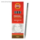 Набор карандашей цельнографитовых Koh-I-Noor. PROGRESSO 8915, 6 штук, разной твёрдости, круглый 1732684