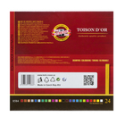 Пастель сухая художественная 24 цвета, Soft Koh-I-Noor TOISON D`OR 8584 - Фото 4