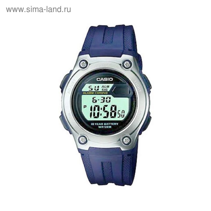 Часы наручные мужские CASIO W-211-2A - Фото 1