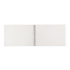 Блокнот для рисунков, А4, 160 г/м2, Clairefontaine 35 листов, спираль, белый - Фото 3