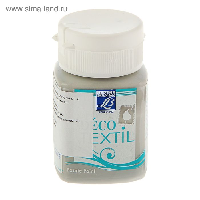 Краска для ткани 50 мл LeFranc&Borgeois DECO TEXTIL 262 Серый камень LF211498 - Фото 1