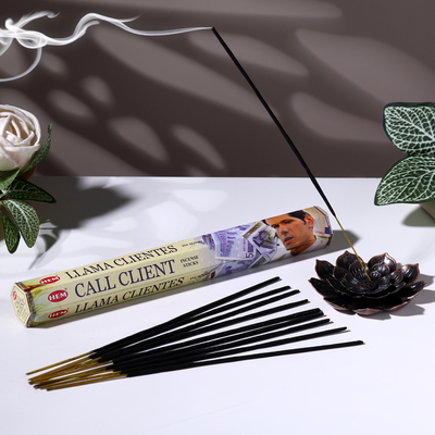 Благовония HEM «Привлечение Клиентов», шестигранник, 20 палочек в упаковке