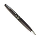 Ручка шариковая MetallicGray & HoundstoothRing, узел 1.0мм, синие масляные чернила, серый корпус, в футляре + подарочный пакет - Фото 1