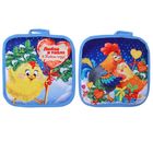 Кух. набор "Любви и тепла в Новом году!" прихватки 17х17 см- 2шт, 100% п/э - Фото 1