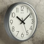 Часы настенные круглые "Классика", серый обод, 26х26 см - Фото 2