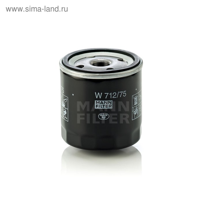 Фильтр масляный MANN-FILTER W712/75 - Фото 1