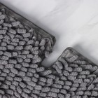 Насадка для плоской двусторонней швабры Доляна, 40×14 см, микрофибра, букли, цвет МИКС - Фото 6