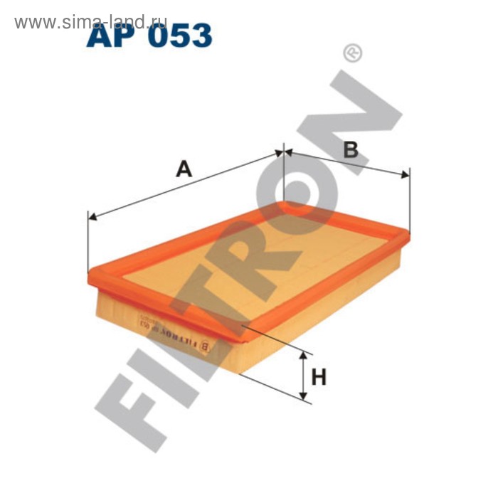 Фильтр воздушный FILTRON AP053 - Фото 1