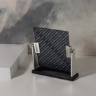 Зеркало настольное, прямоугольное, 13×16 см, (11.5×14.5 см), цвет серебряный - Фото 4