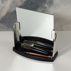 Зеркало настольное, прямоугольное, 13×16 см, (11.5×14.5 см), цвет серебряный - Фото 5