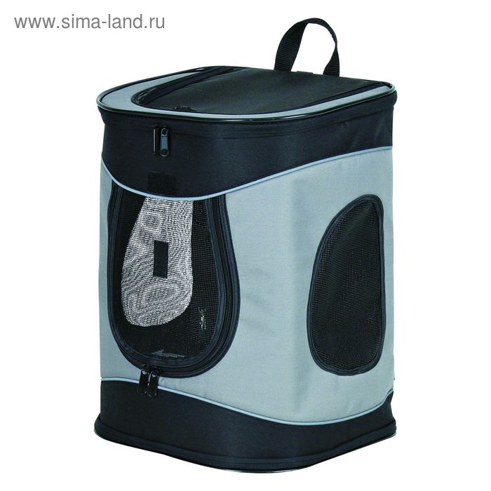 Переноска-рюкзак Trixie Timon, 34 x 44 x 30 см, черный/серый - Фото 1