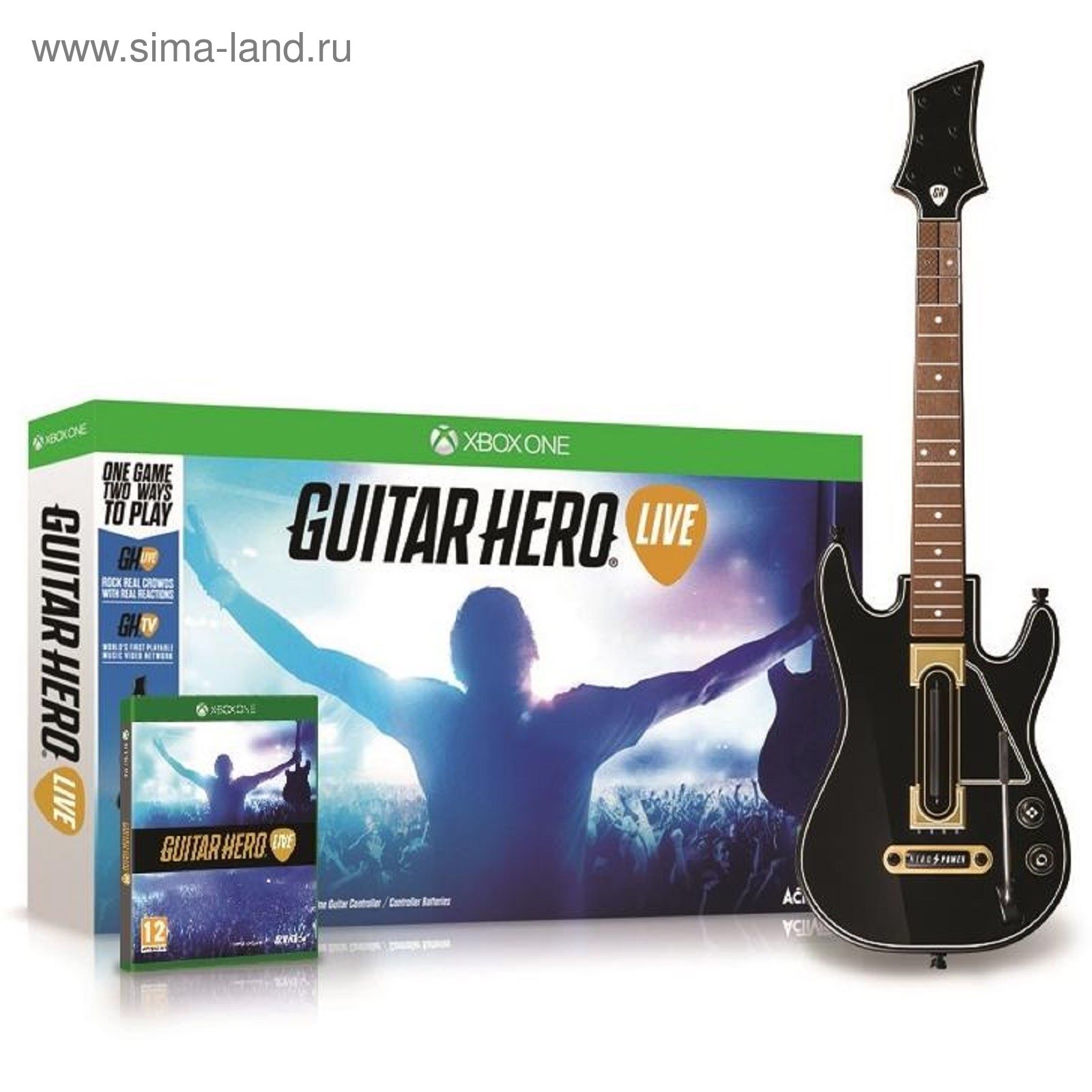 Игра для Xbox One Guitar Hero Live Bundle. Гитара + игра (1759104) - Купить  по цене от 4 812.84 руб. | Интернет магазин SIMA-LAND.RU