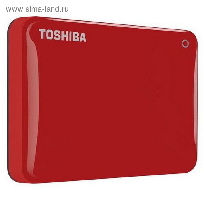 Внешний жесткий диск Toshiba USB 3.0 500 Гб HDTC805ER3AA Canvio Connect II 2.5", красный - Фото 1