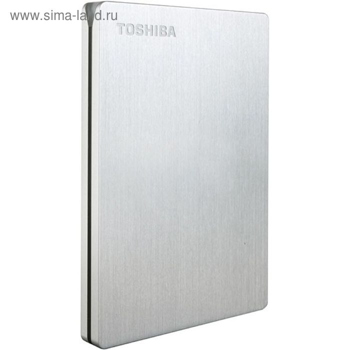 Внешний жесткий диск Toshiba USB 3.0 500 Гб HDTD205ES3DA Canvio Slim 2.5", цвет серебро - Фото 1