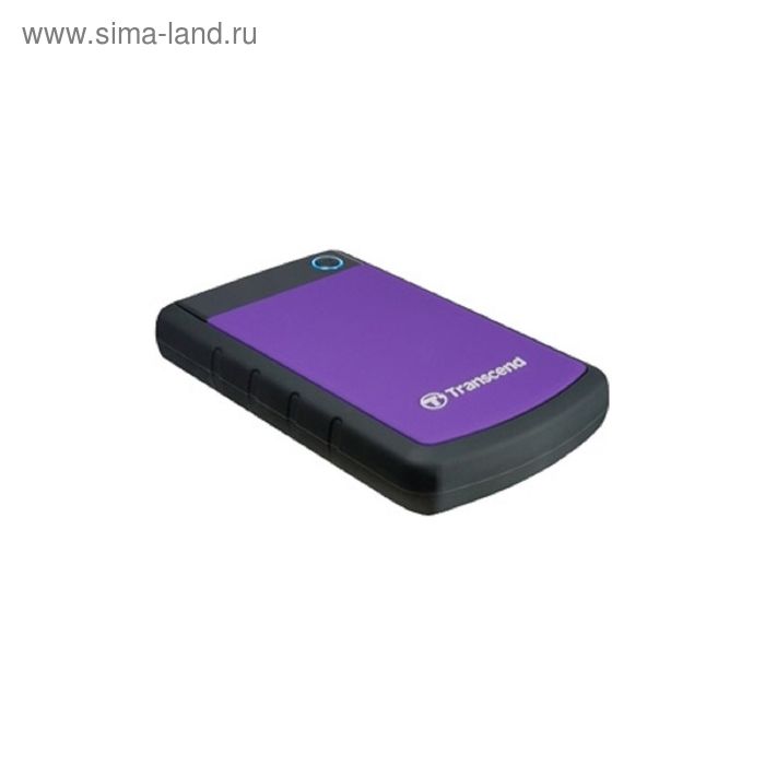 Внешний жесткий диск Transcend USB 3.0 1 Тб TS1TSJ25H3P StoreJet 25H3P 2.5", фиолетовый - Фото 1