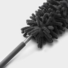 Щётка для уборки Доляна, телескопическая ручка 26-75 см, цвет МИКС - Фото 3