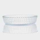 Форма для запекания и выпечки из жаропрочного стекла круглая Доляна, 2 л - Фото 2