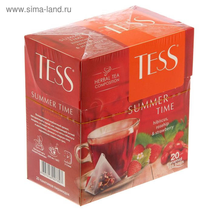 Чай травяной Tess Summer Time 20п x 1,8 г - Фото 1