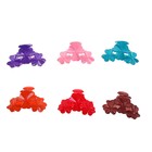 краб для волос "Солнечный" 9 см трилисник микс - Фото 2